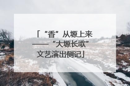 “香”从塬上来——“大塬长歌”文艺演出侧记