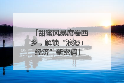 甜蜜风暴席卷西乡，解锁“浪漫+经济”新密码