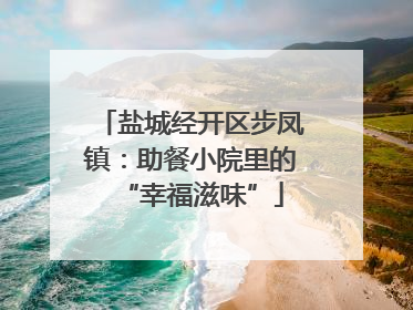 盐城经开区步凤镇：助餐小院里的“幸福滋味”