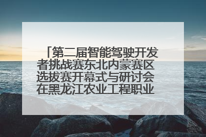 第二届智能驾驶开发者挑战赛东北内蒙赛区选拔赛开幕式与研讨会在黑龙江农业工程职业学院成功举行