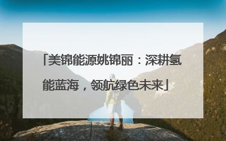 美锦能源姚锦丽：深耕氢能蓝海，领航绿色未来