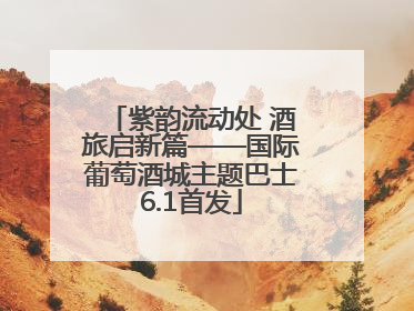 紫韵流动处 酒旅启新篇——国际葡萄酒城主题巴士6.1首发