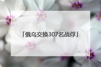俄乌交换307名战俘