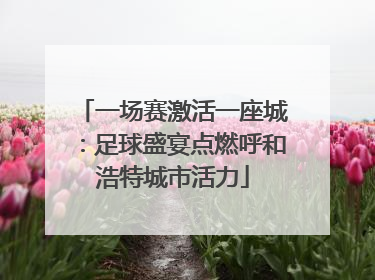 一场赛激活一座城：足球盛宴点燃呼和浩特城市活力