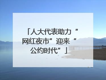 人大代表助力“网红夜市”迎来“公约时代”