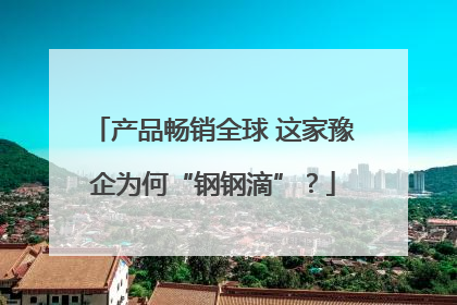 产品畅销全球 这家豫企为何“钢钢滴”？