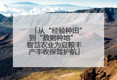 从“经验种田”到“数据种地” 智慧农业为夏粮丰产丰收保驾护航