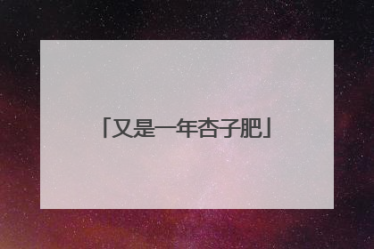 又是一年杏子肥