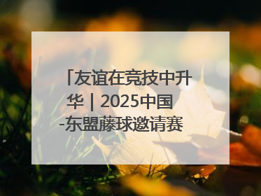 友谊在竞技中升华｜2025中国-东盟藤球邀请赛开赛 贵州惠水燃动“空中芭蕾”
