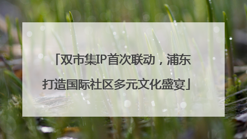 双市集IP首次联动，浦东打造国际社区多元文化盛宴