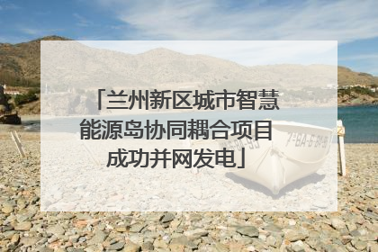 兰州新区城市智慧能源岛协同耦合项目成功并网发电