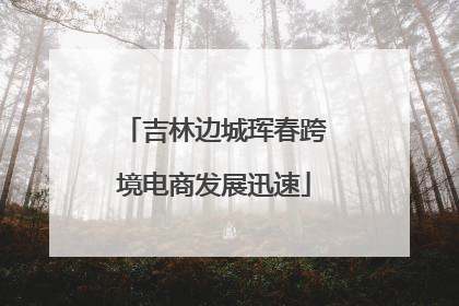 吉林边城珲春跨境电商发展迅速