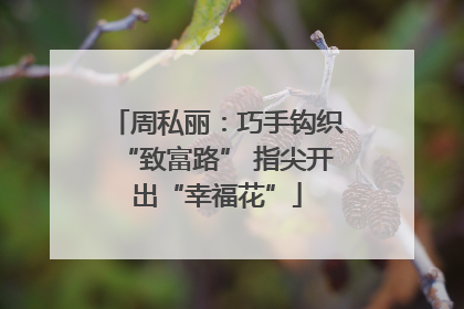 周私丽：巧手钩织“致富路” 指尖开出“幸福花”