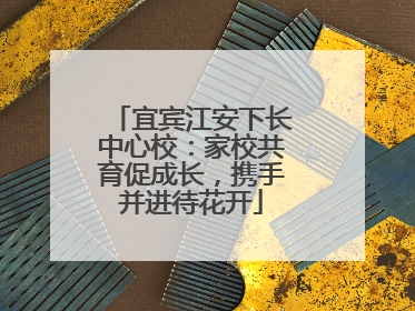 宜宾江安下长中心校：家校共育促成长，携手并进待花开