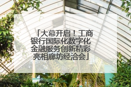 大幕开启！工商银行国际化数字化金融服务创新精彩亮相廊坊经洽会