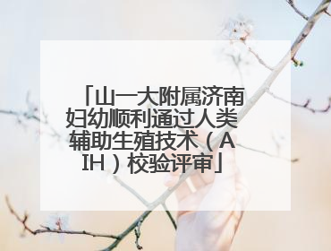 山一大附属济南妇幼顺利通过人类辅助生殖技术（AIH）校验评审