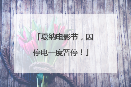 戛纳电影节,因停电一度暂停!