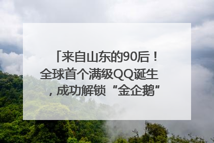 来自山东的90后！全球首个满级QQ诞生，成功解锁“金企鹅”，是继承父亲账号