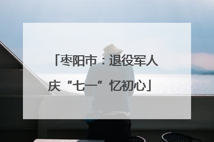 枣阳市：退役军人庆“七一”忆初心