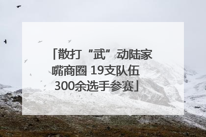 散打“武”动陆家嘴商圈 19支队伍300余选手参赛