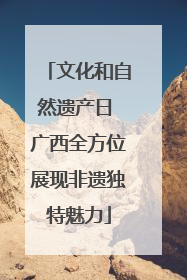文化和自然遗产日 广西全方位展现非遗独特魅力