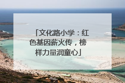 文化路小学：红色基因薪火传，榜样力量润童心