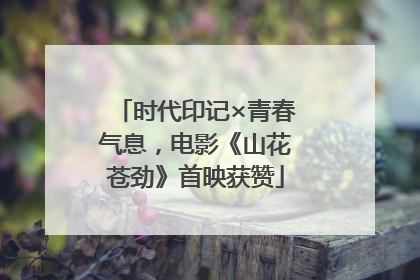 时代印记×青春气息，电影《山花苍劲》首映获赞