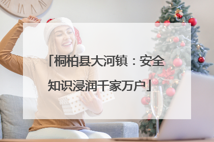 桐柏县大河镇：安全知识浸润千家万户