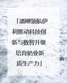 潘刚领航伊利推动科技创新与数智升级 培育奶业新质生产力