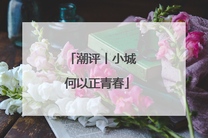 潮评丨小城何以正青春
