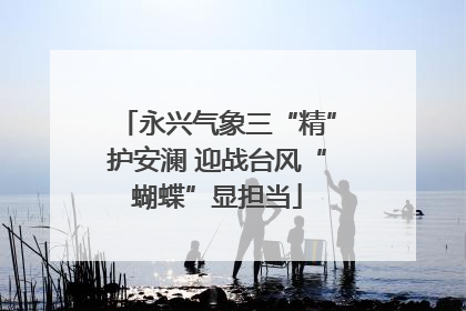 永兴气象三“精”护安澜 迎战台风“蝴蝶”显担当