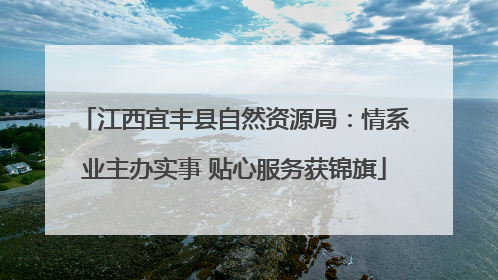 江西宜丰县自然资源局：情系业主办实事 贴心服务获锦旗