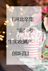 河北辛集：“麦”考生实收测产创新高
