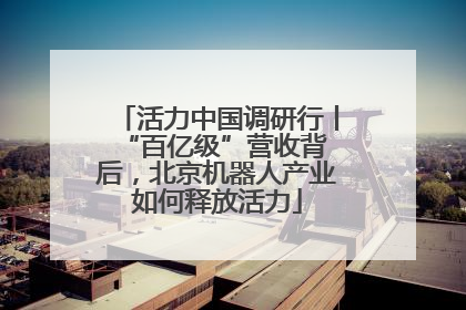 活力中国调研行丨 “百亿级”营收背后，北京机器人产业如何释放活力