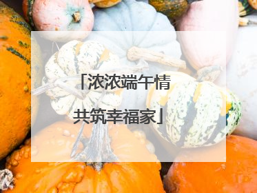 浓浓端午情 共筑幸福家