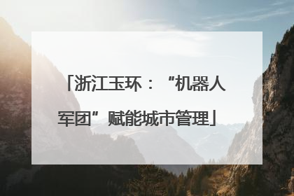 浙江玉环：“机器人军团”赋能城市管理