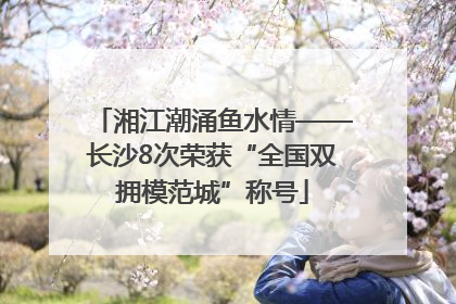 湘江潮涌鱼水情——长沙8次荣获“全国双拥模范城”称号