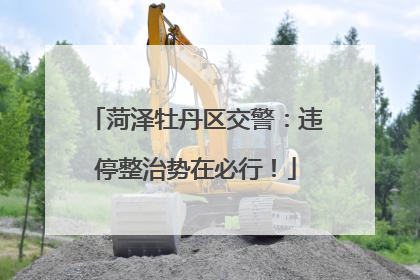 菏泽牡丹区交警：违停整治势在必行！