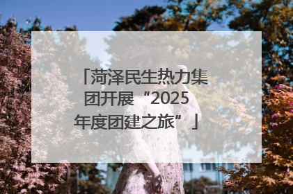 菏泽民生热力集团开展“2025年度团建之旅”