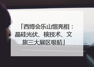 西博会乐山馆亮相：晶硅光伏、核技术、文旅三大展区吸睛