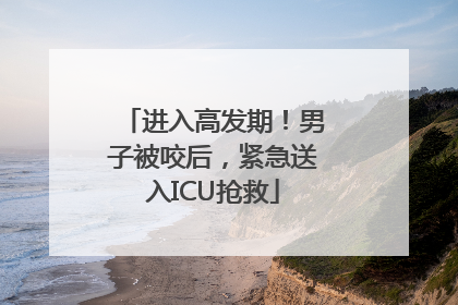 进入高发期！男子被咬后，紧急送入ICU抢救