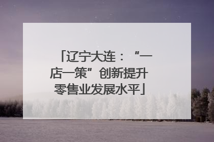 辽宁大连：“一店一策”创新提升零售业发展水平