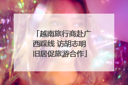 越南旅行商赴广西踩线 访胡志明旧居促旅游合作