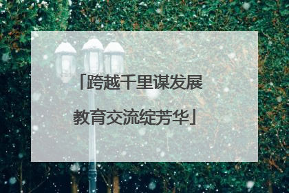 跨越千里谋发展 教育交流绽芳华