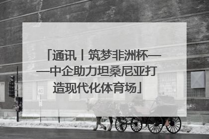 通讯丨筑梦非洲杯——中企助力坦桑尼亚打造现代化体育场