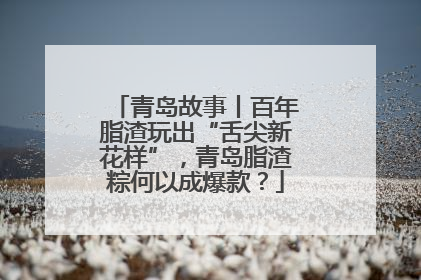 青岛故事丨百年脂渣玩出“舌尖新花样”，青岛脂渣粽何以成爆款？