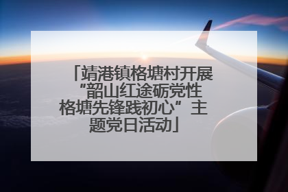 靖港镇格塘村开展“韶山红途砺党性 格塘先锋践初心”主题党日活动