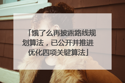 饿了么再披露路线规划算法，已公开并推进优化四项关键算法