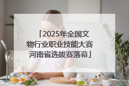 2025年全国文物行业职业技能大赛河南省选拔赛落幕