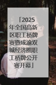 2025年全国高新区职工桥牌赛暨成渝双城经济圈职工桥牌公开赛开幕